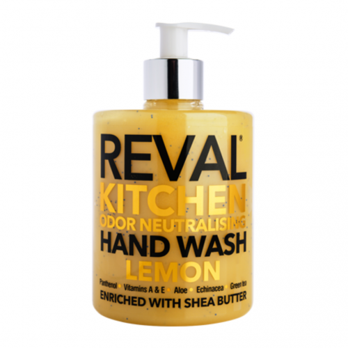 Intermed Reval Kitchen Hand Wash Lemon Ενυδατικό και Αποσμητικό Κρεμώδες Καθαριστικό Χεριών 500ml